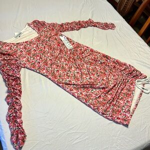 NWT Pink Flower Dress.